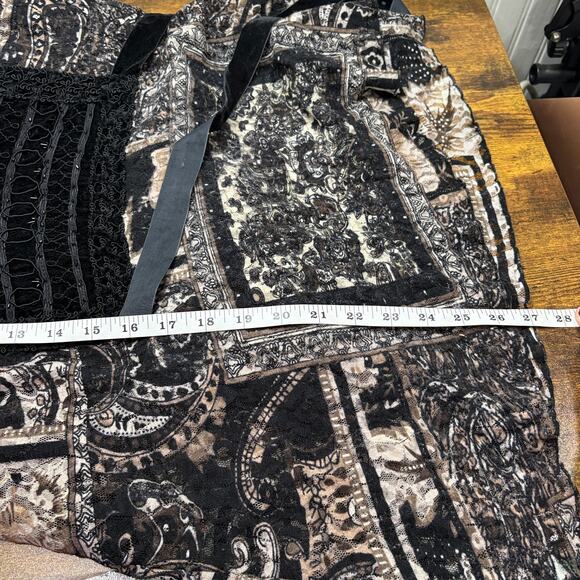 Lane Bryant Size 18/20 Top Velvet Embellished Sheer Mesh Fairy Grunge Whimsigoth - Picture 8 of 16